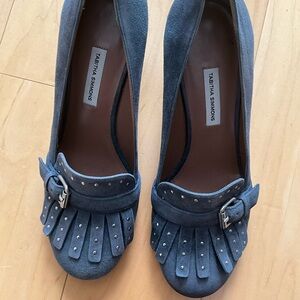 TABITHA SIMMONS Suede Pumps with Fringe